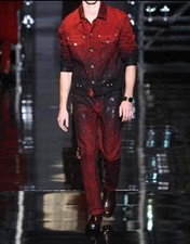 Versace giacca denim usato  Palermo
