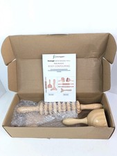 Massageador de madeira 3 em 1 ferramentas de massagem terapêutica madeira massageador de drenagem linfática comprar usado  Enviando para Brazil
