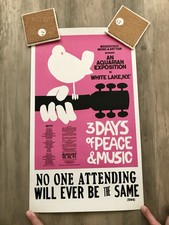 Woodstock poster reprint for sale  Kirkwood