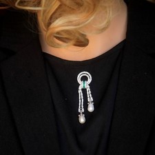 Broche agenté noeud d'occasion  Paris VI