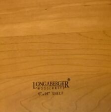 Longaberger woodcrafts shelf for sale  Waterbury