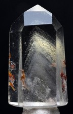 TERMINAÇÃO FANTASMA de quartzo transparente ponto cristal amostra mineral polido BRASIL comprar usado  Enviando para Brazil