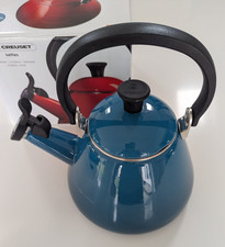 Creuset teal enamel for sale  CHELMSFORD