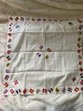Antique silk square for sale  MELTON MOWBRAY