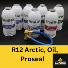 Envirosafe Arctic Air para R12 Auto AC, Proseal & Oil & Brass kit de mangueira comprar usado  Enviando para Brazil