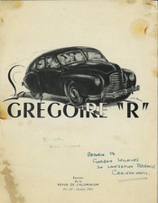 Catalogue brochure grégoire d'occasion  Besançon