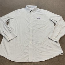 Camisa masculina TCU Horned Frogs Southern Tide Performance botão grande náilon cinza comprar usado  Enviando para Brazil