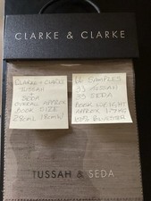 Clarke clarke tussah for sale  NEWCASTLE