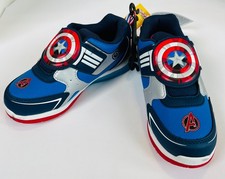 Sapatos Marvel Avengers Super Heróis Capitão América Light-Up Crianças Menino comprar usado  Enviando para Brazil