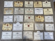 Lot étiquette vin d'occasion  Losne