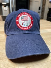 Boné Nike S1ZE Heritage 86 equipe paralímpica dos Estados Unidos alça traseira azul LIMPO comprar usado  Enviando para Brazil