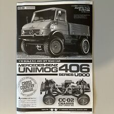 Tamiya cc02 instruction for sale  WIGAN