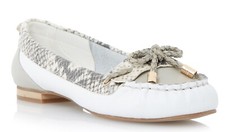Dune leather ballerina for sale  CHERTSEY