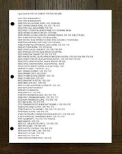 Tractor illustrated parts for sale  Addison