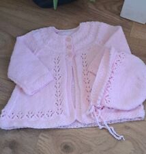 Hand knitted baby for sale  UK