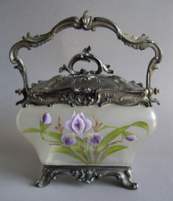 Jugendstil keksdose versilbert gebraucht kaufen  Baumholder
