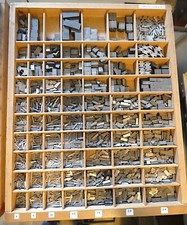 Collezione caratteri tipografi usato  Calolziocorte