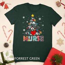 Camiseta unissex enfermeira árvore de Natal estetoscópio RN LPN esfoliante enfermagem Natal comprar usado  Enviando para Brazil