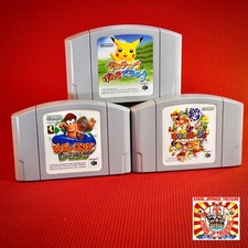 Usado, Lote 3 Conjunto Nintendo 64 Mario Party Diddy Kong Racing Pikachu Genki de Chu N64 JP comprar usado  Enviando para Brazil