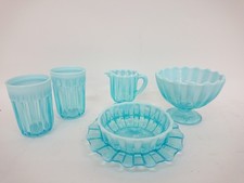 Vintage blue milk for sale  RUGBY