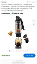 Simpresso portable espresso for sale  Springfield