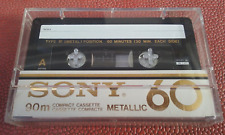 Usado, SONY METALLIC 60 VINTAGE 1978 IEC TYPE IV 90m AUDIO CASSETTE TAPE USED* comprar usado  Enviando para Brazil