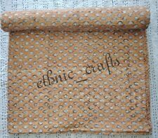Colcha de cama de verão cobertor reversível estampa floral indiana Kantha comprar usado  Enviando para Brazil