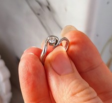 Brillantring 585er weißgold gebraucht kaufen  Marktrodach
