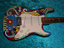 Mosaico Fender Stratocaster guitarra Strat MIM pintura mexicana México padrão EUA comprar usado  Enviando para Brazil