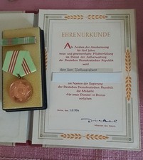 Ddr medaille treue gebraucht kaufen  Didderse