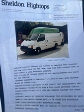 Sheldon hightops motorhome for sale  KENDAL