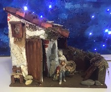 Presepe artigianale casetta usato  Melzo