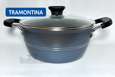 Tampa de vidro Tramontina Sicilia 4,5 qt alumínio antiaderente coberto alças de forno holandês comprar usado  Enviando para Brazil