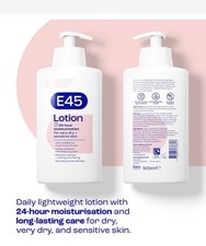 E45 dermatological moisturisin for sale  FLEET