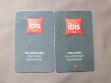 2 different Magnetic Hotel Keys used - IBIS Hotels comprar usado  Enviando para Brazil