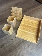 Bamboo desk accessory for sale  Cedar Rapids