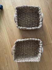 Straw woven basket for sale  HIGH WYCOMBE