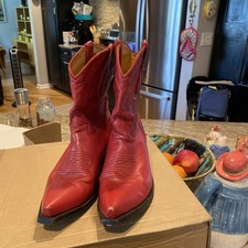 womens red cowboy boots for sale  Lake Worth