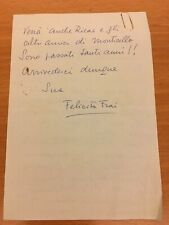 Lettera autografa felicita usato  Milano