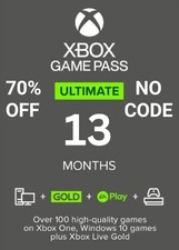 Usado, Xbox Game Pass Ultimate 12+1 meses 🌍 Global | Dourado + EA Play | Entrega em 0-3 horas comprar usado  Enviando para Brazil