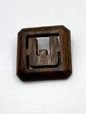 Wooden initial brooch for sale  Albany