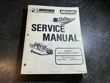 Mercury & Mariner 135-200 HP V6 motores de popa manual de serviço Magnum III XR6 EFI carb, usado comprar usado  Enviando para Brazil