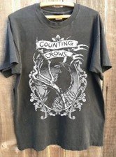 Camiseta unissex estilo clássico carvão manga curta banda rock counting crows comprar usado  Enviando para Brazil