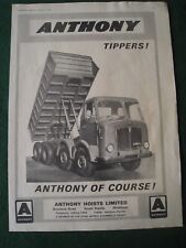 Anthony tippers anthony for sale  BRISTOL