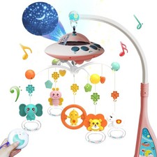 Cama de bebê móvel com música e luzes Eners Baby comprar usado  Enviando para Brazil