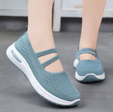 Tênis Feminino Liso Conforto Mary Jane Esportivo Feminino Malha Treinador Caminhada comprar usado  Enviando para Brazil