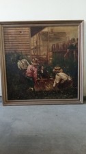 Huge oil canvas for sale  Westminster