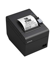 Usado, Impressora USB preta compatível com suporte quadrado e registro para ponto de venda comprar usado  Enviando para Brazil
