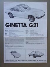 Ginetta g21 orig for sale  BENFLEET