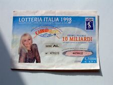 Biglietto della lotteria usato  Lovere